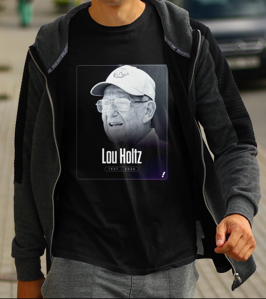 Lou Holtz 1937 2026 Notre Dame Icon Memoriam T-Shirt