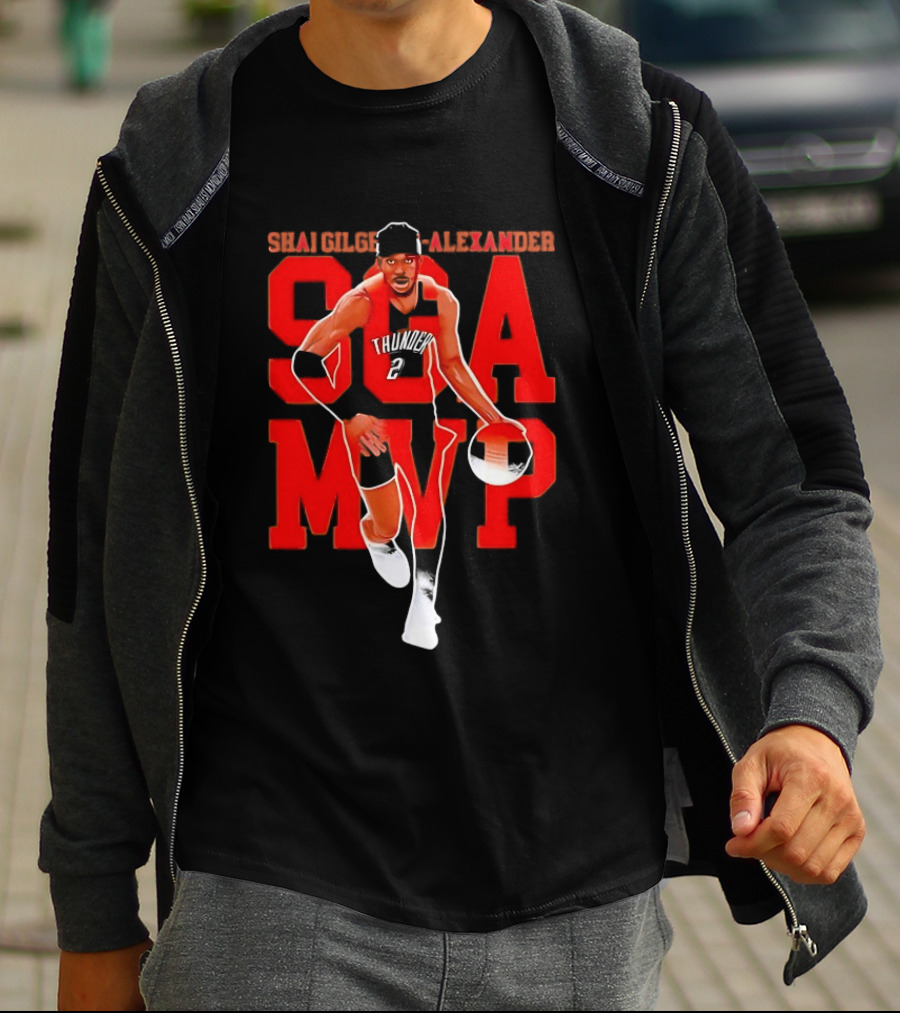 Shai Gilgeous Alexander SGA MVP Oklahoma City Thunder T-Shirt