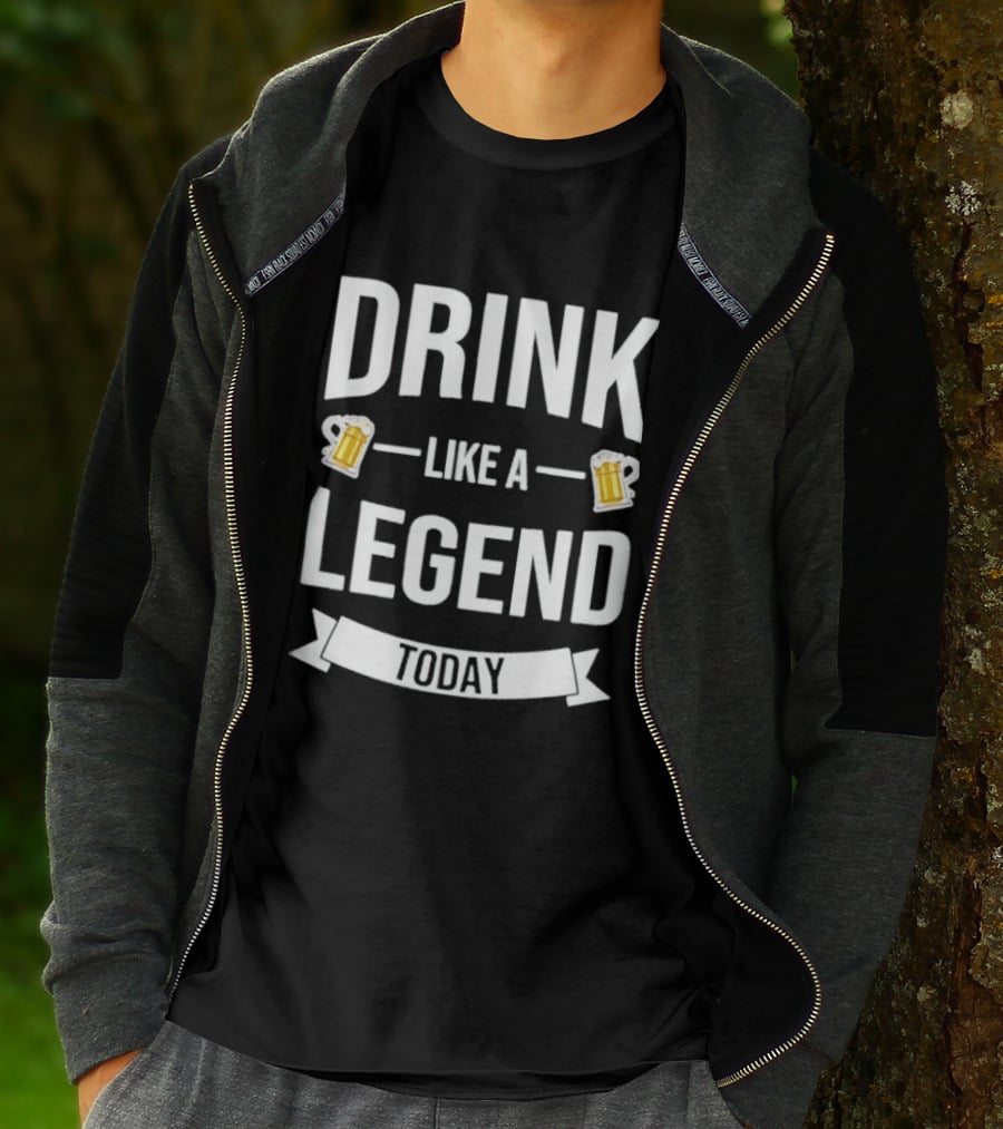 St Patrick's Day Drink Like A Legend Beer Cheers Today T-Shirt