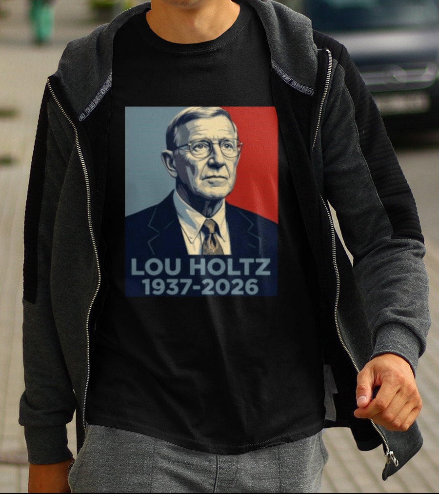 Lou Holtz 1937 2026 Memorial T-Shirt
