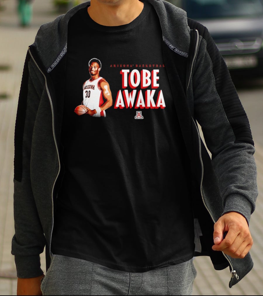 Arizona Basketball Tobe Awaka Wildcats Player 30 T-Shirt