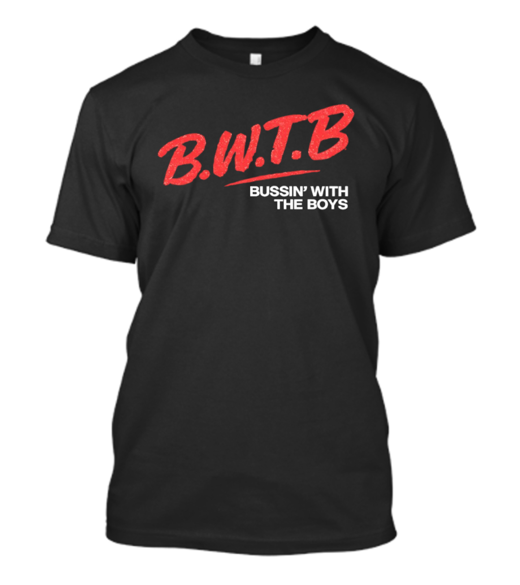 BWTB Bussin' With The Boys Retro Red T-Shirt