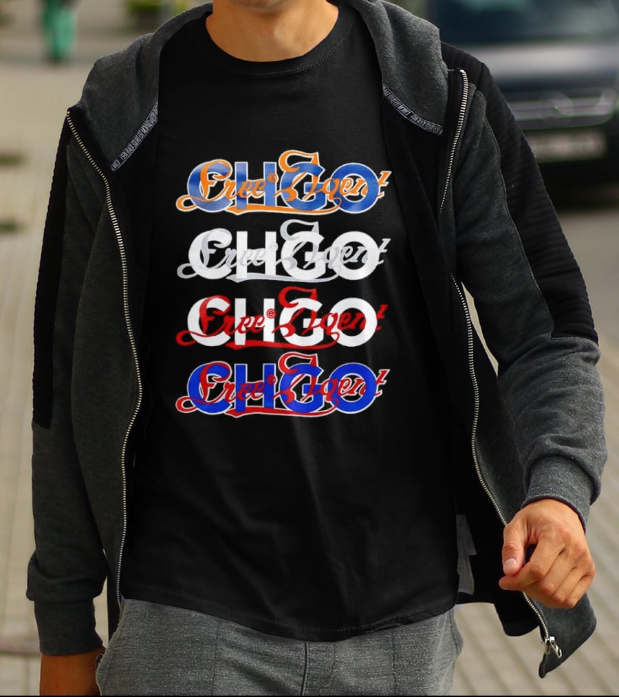 Chicago Bears Cubs Bulls White Sox Free Agent CHGO T-Shirt