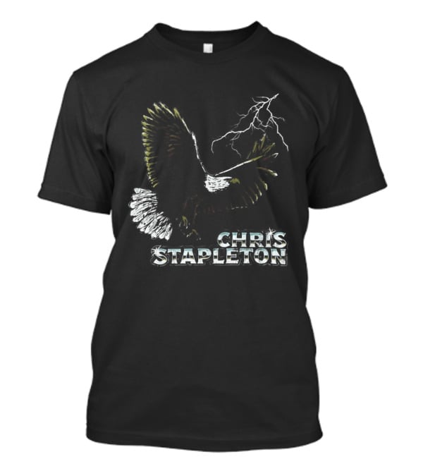 Chris Stapleton Bald Eagle With Lightning T-Shirt