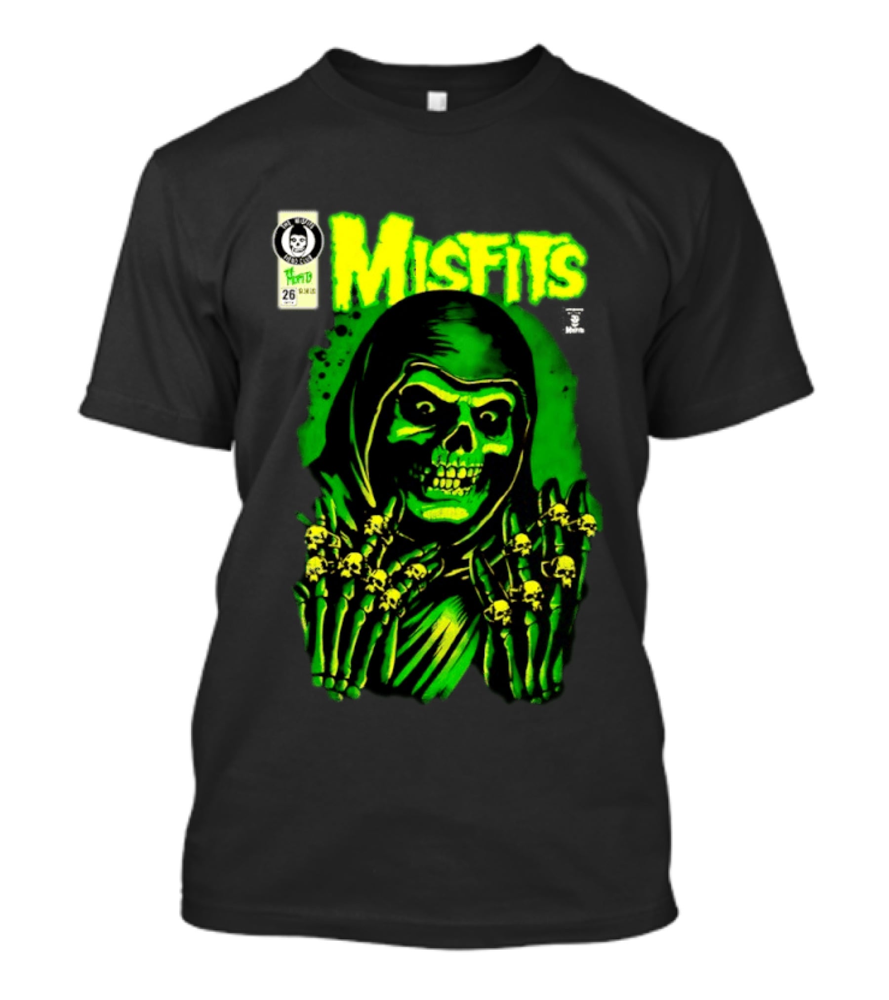 Misfits Crimson Ghost Reaper Emerald Hell Yesterdays WonderCon Anaheim 2026 Exclusives T-Shirt