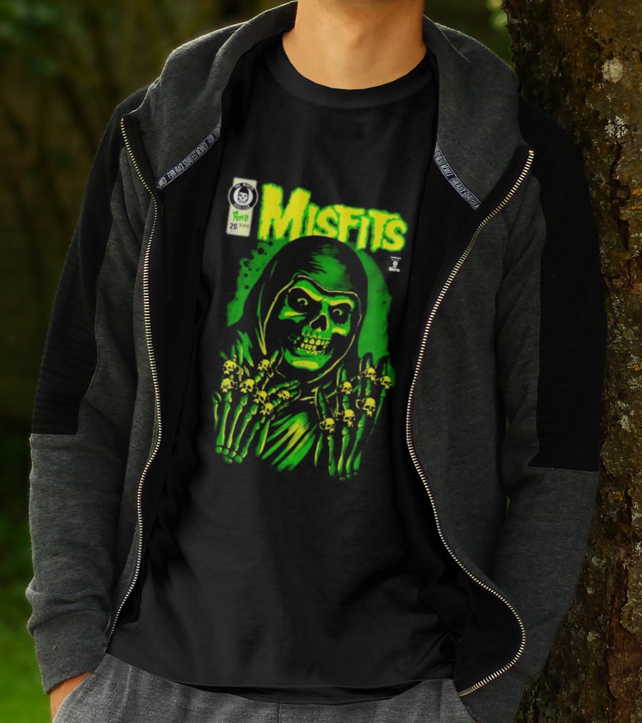 Misfits Crimson Ghost Reaper Emerald Hell Yesterdays WonderCon Anaheim 2026 Exclusives T-Shirt