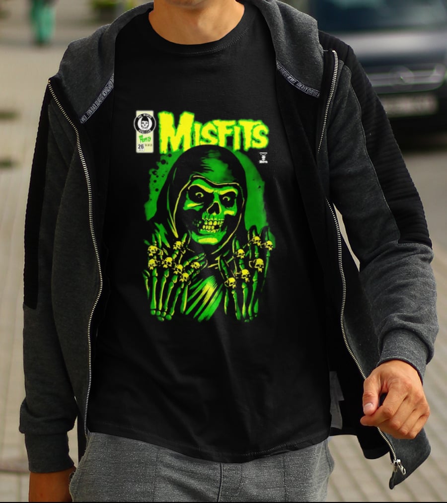 Misfits Crimson Ghost Reaper Emerald Hell Yesterdays WonderCon Anaheim 2026 Exclusives T-Shirt