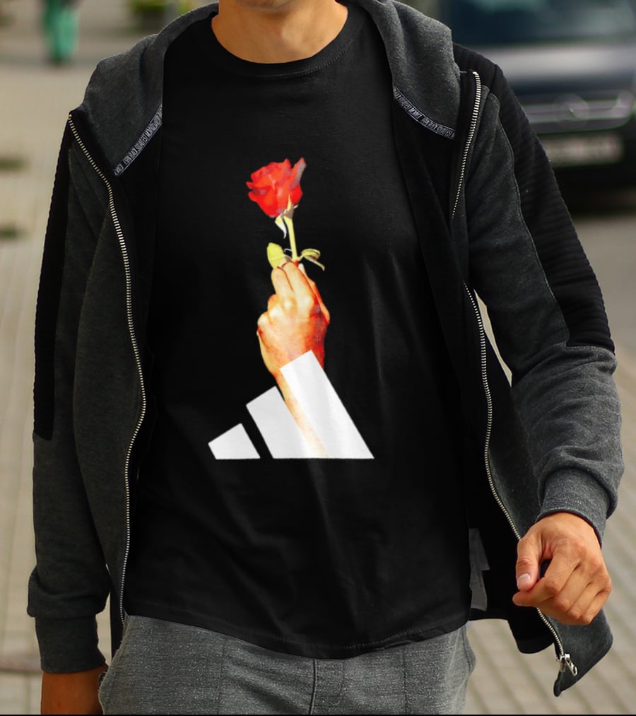 Derrick Rose Chicago Bulls Adidas Rose Hand T-Shirt