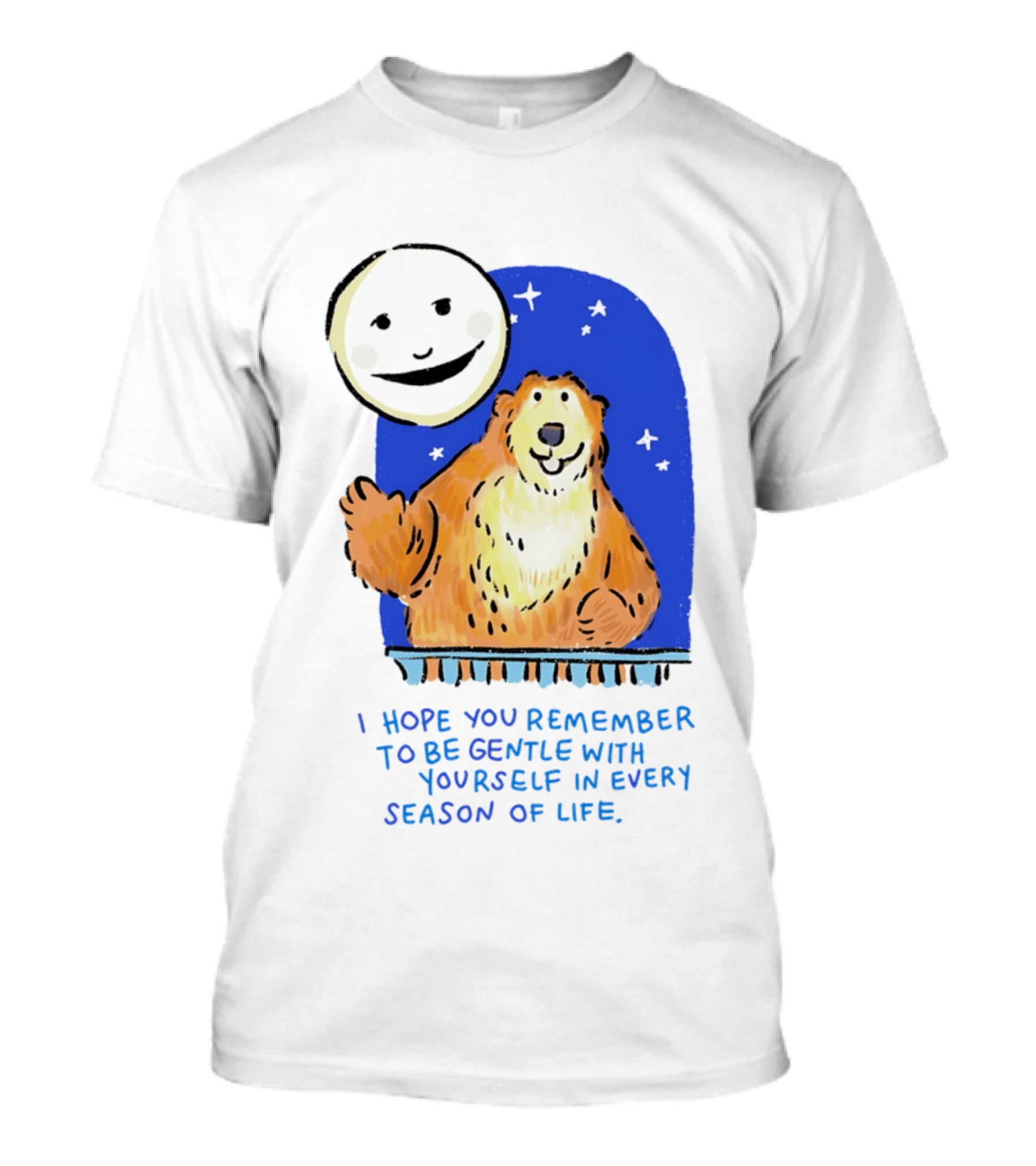 Gentle Reminder Moon And Bear In Every Season Of Life T-Shirt