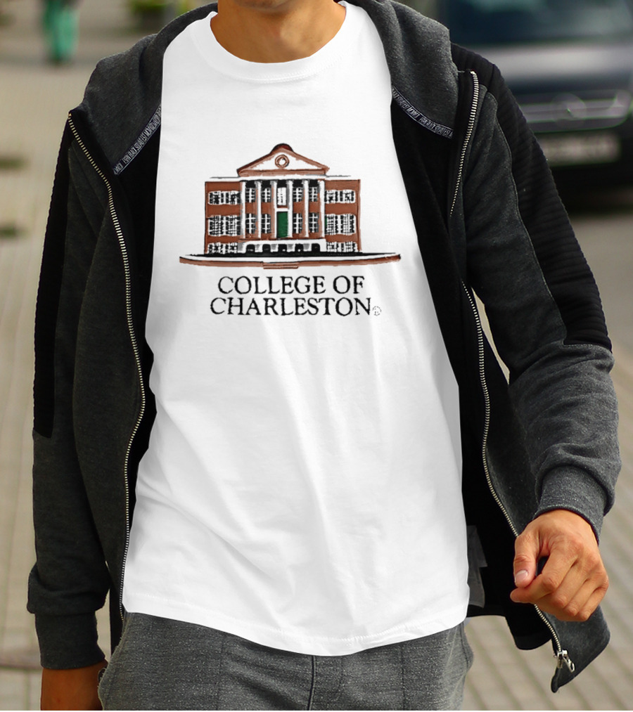 College Of Charleston Randolph Hall Building Classic Architecture T-Shirt