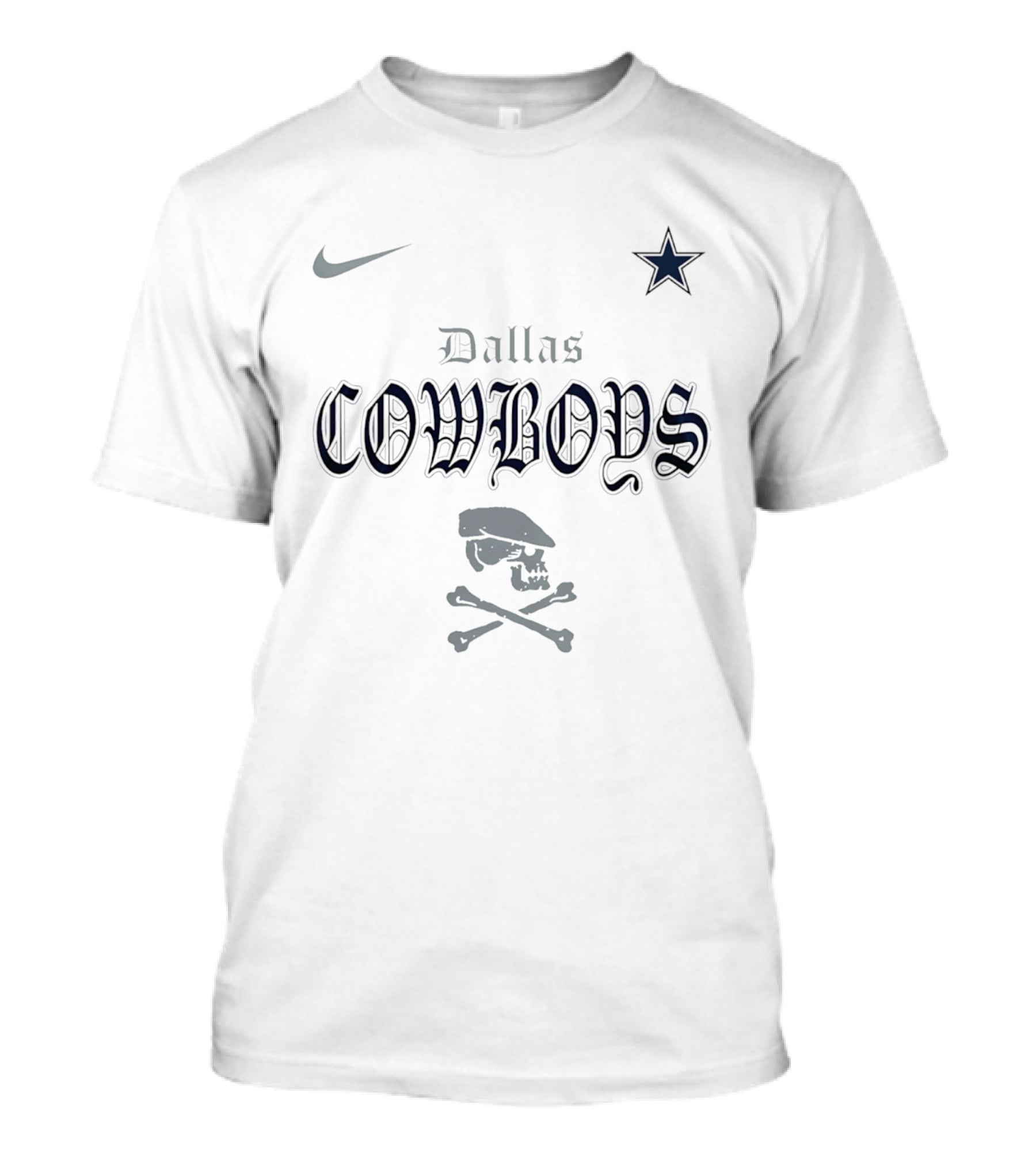 Dallas Cowboys Dropkick Murphys Skull Star Nike T-Shirt