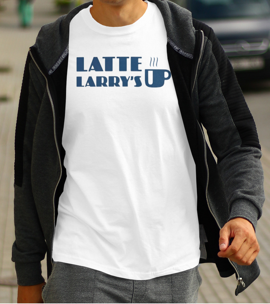 Latte Larry's Coffee Steam T-Shirt
