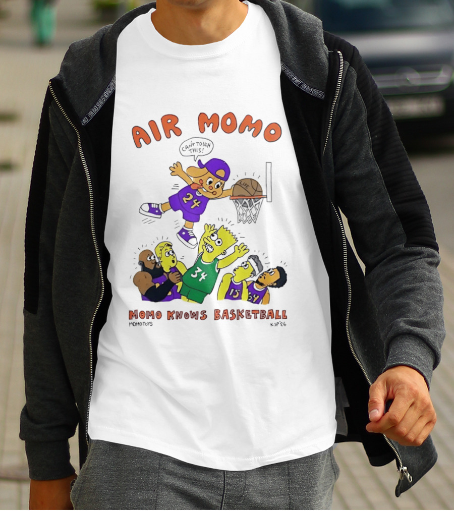 Air Momo Can't Touch This Momo Knows Basketball 24 T-Shirt