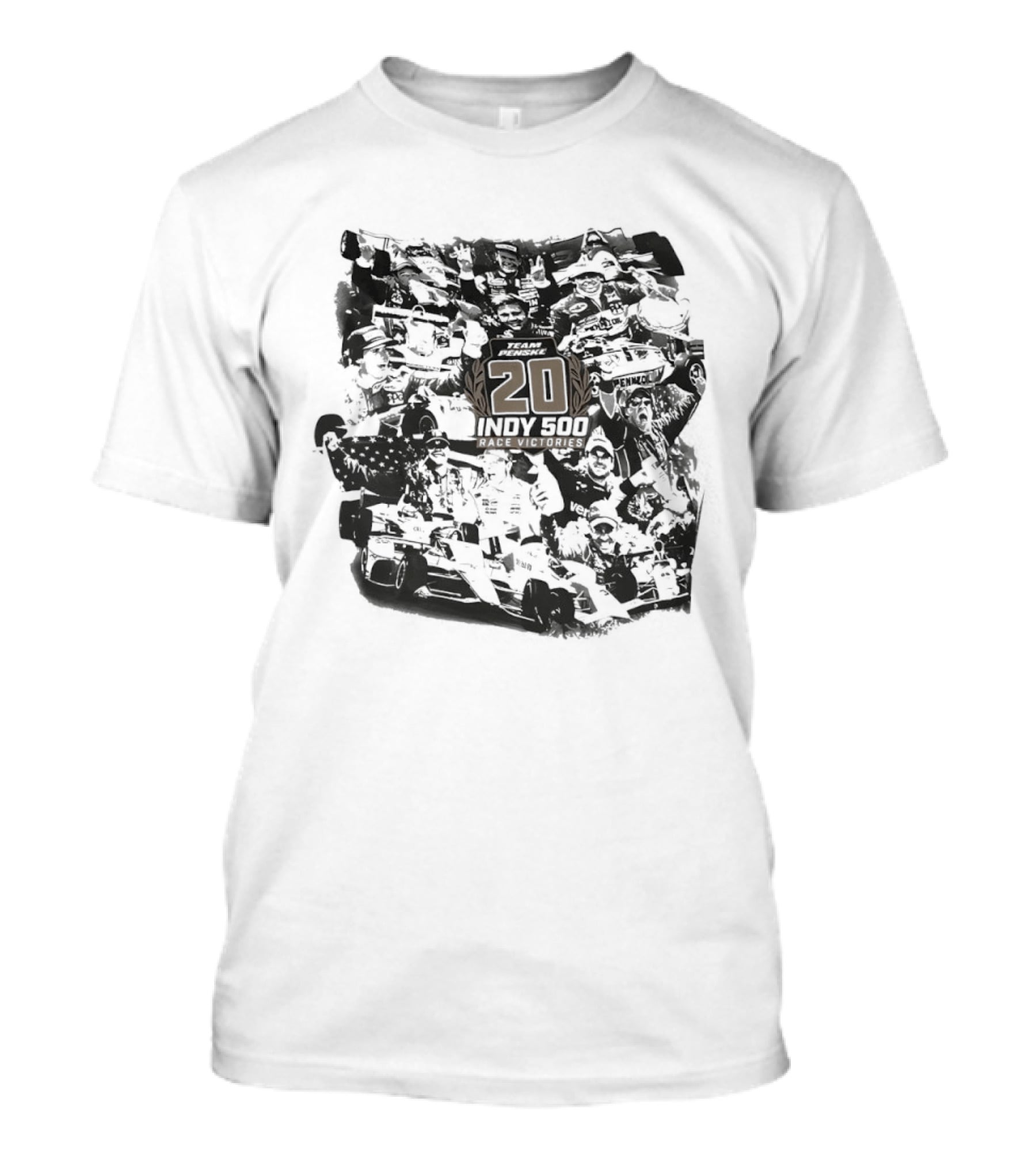 Team Penske 20 Indy 500 Race Victories Racing Heritage And Milestones T-Shirt