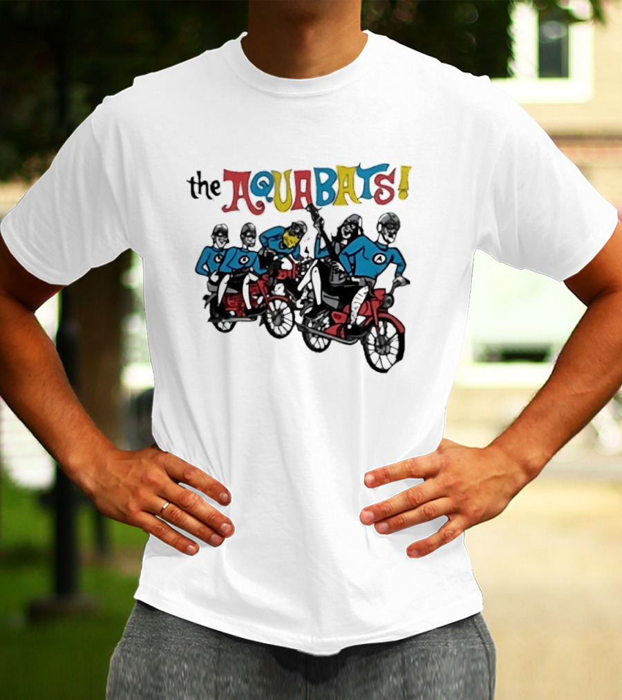The Aquabats On Bike Rocking Guitar Adventure T-Shirt