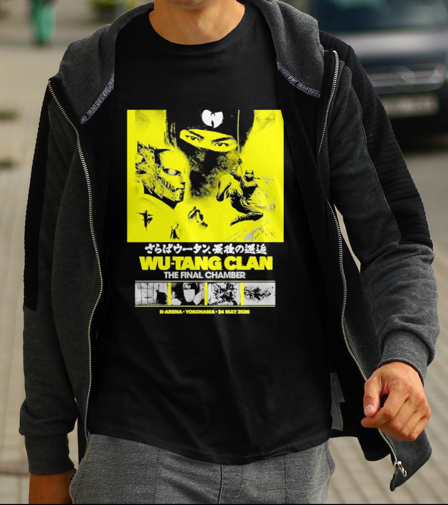 Wu Tang Clan Final Chamber Tour Yokohama Japan 2026 T-Shirt