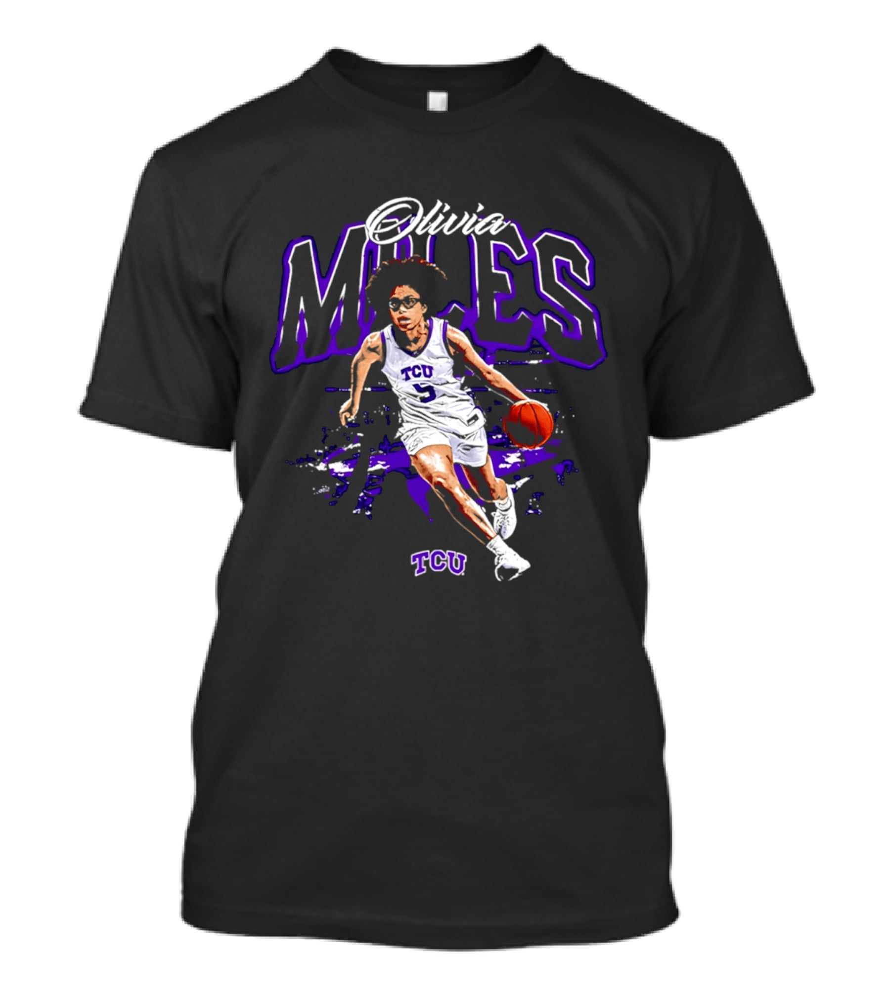 Olivia Miles TCU Basketball Player T-Shirt