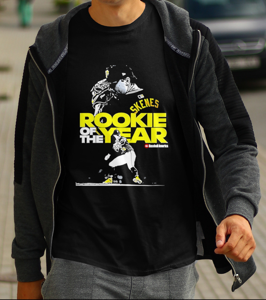 Paul Skenes Pittsburgh Pirates Rookie Of The Year T-Shirt