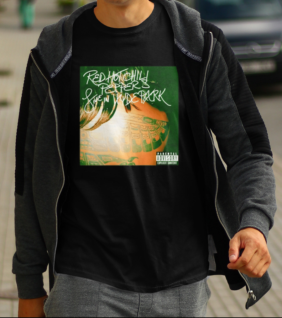 Red Hot Chili Peppers Live In Hyde Park Tattoo Cover Explicit Content T-Shirt