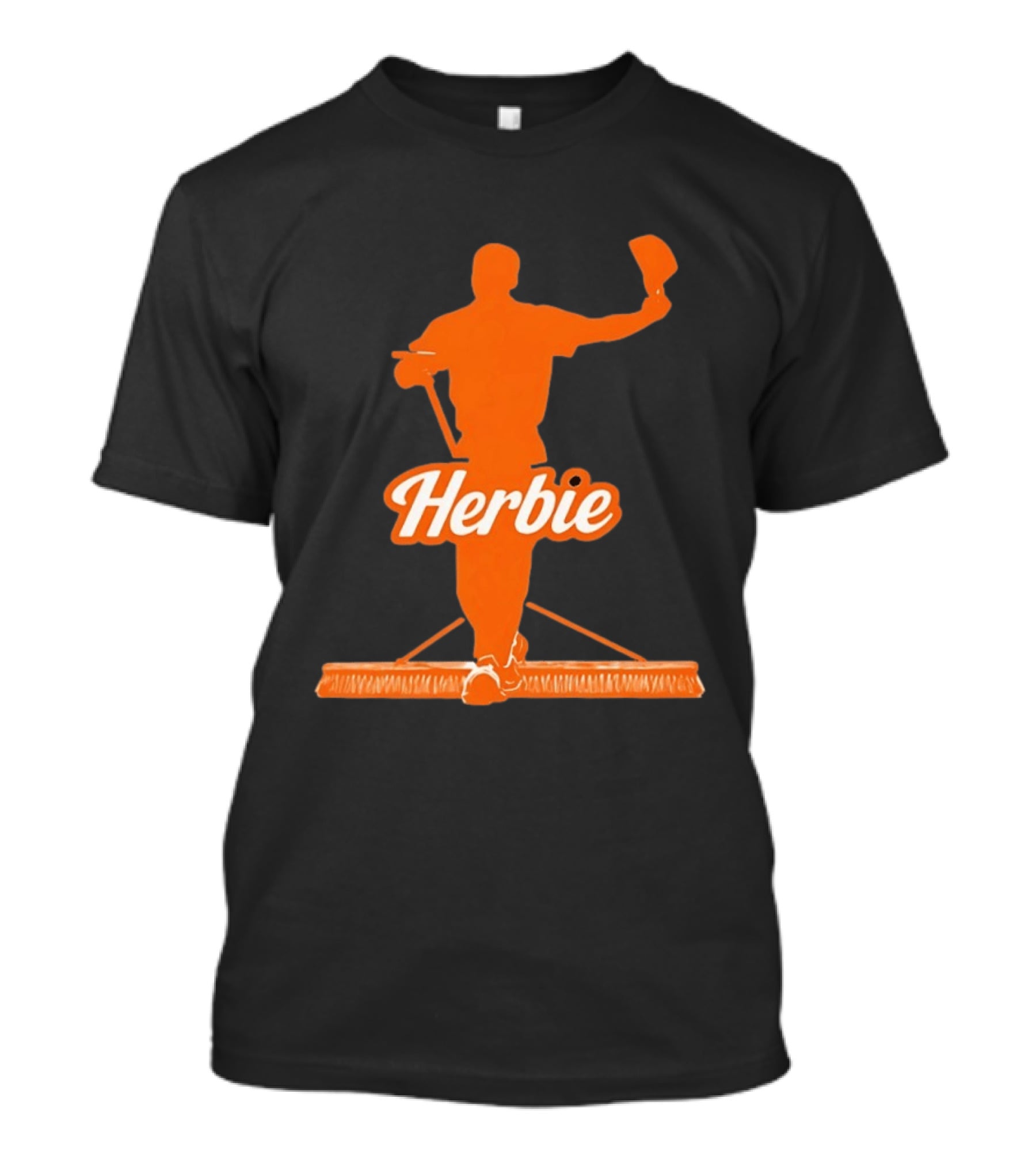 Herbie Houston Astros Iconic Broom Celebration T-Shirt