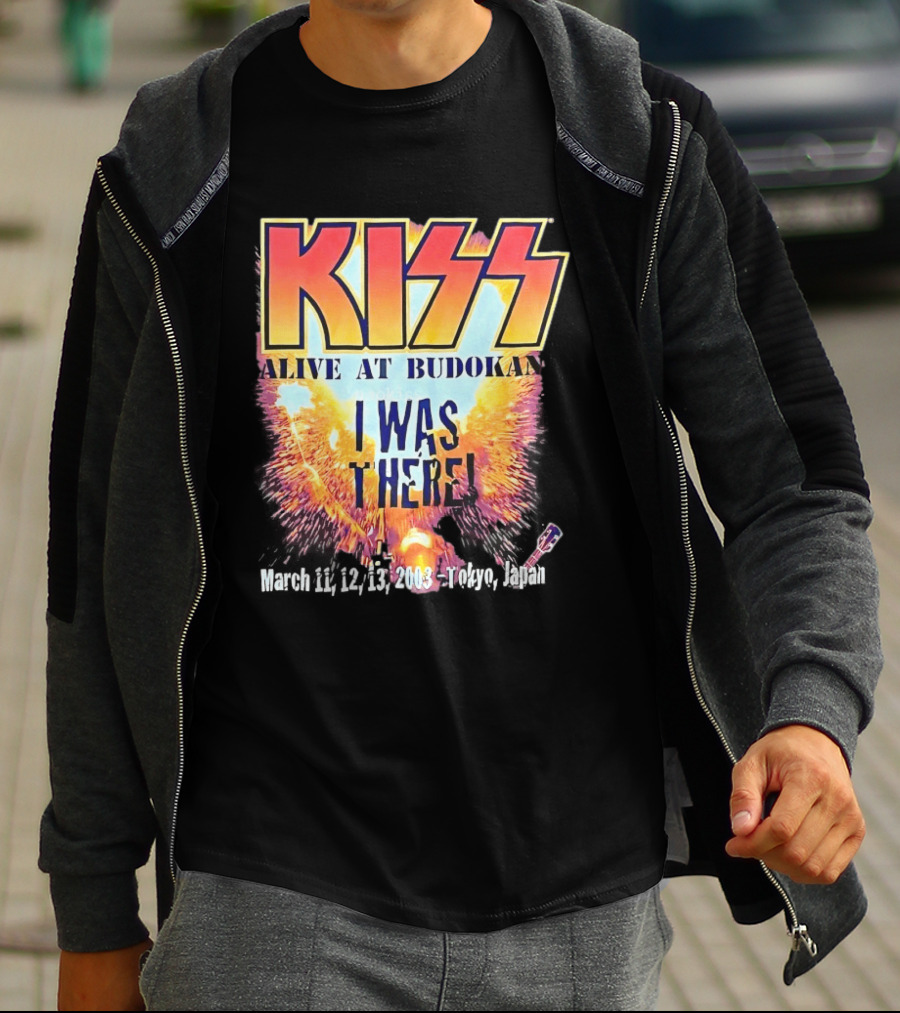 KISS Alive At Budokan I Was There March 2 3 13 2003 Tokyo Japan T-Shirt