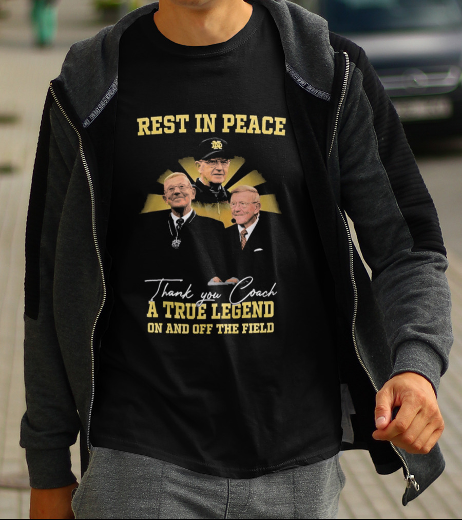 Rest In Peace Thank You Coach A True Legend On And Off The Field 2026 T-Shirt