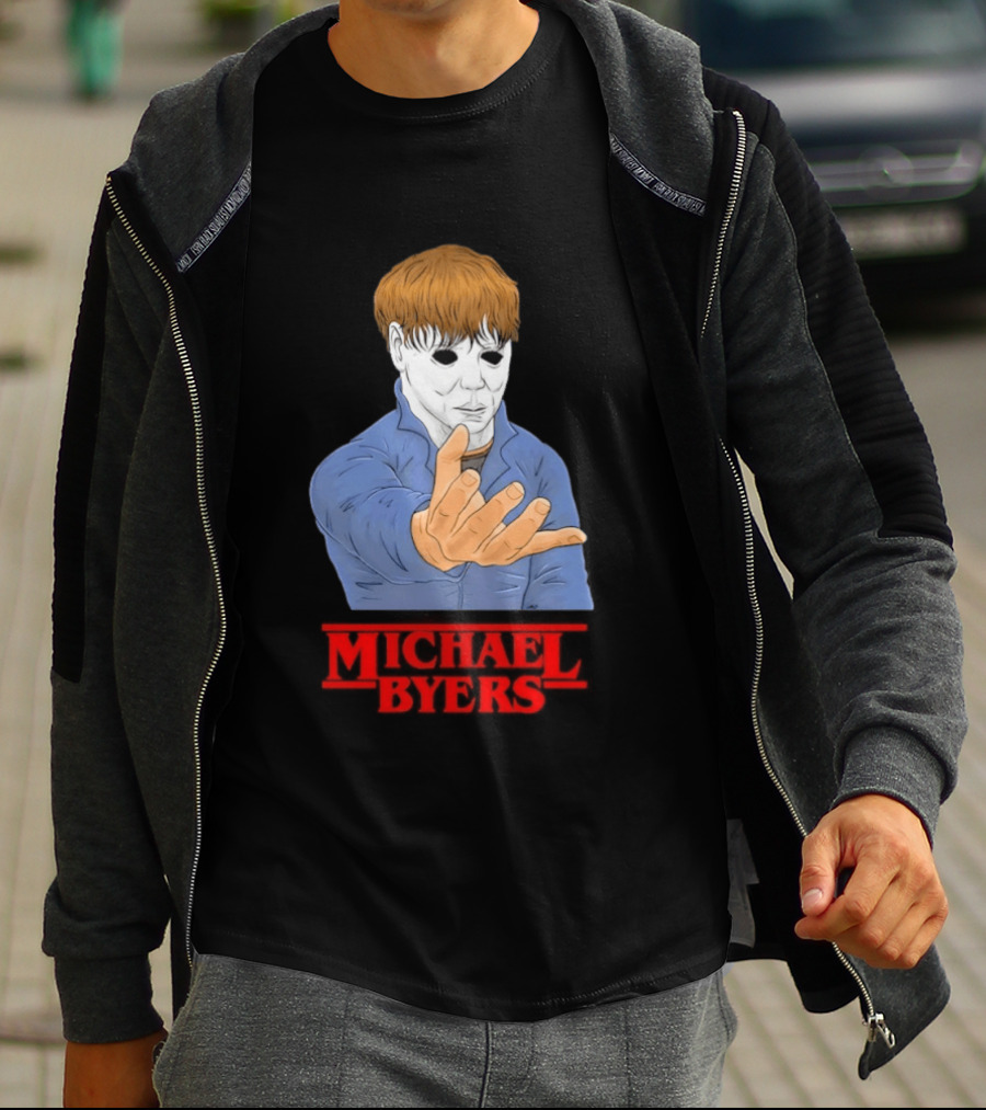Michael Byers Horror And Sci Fi Mashup Stranger Things Halloween T-Shirt