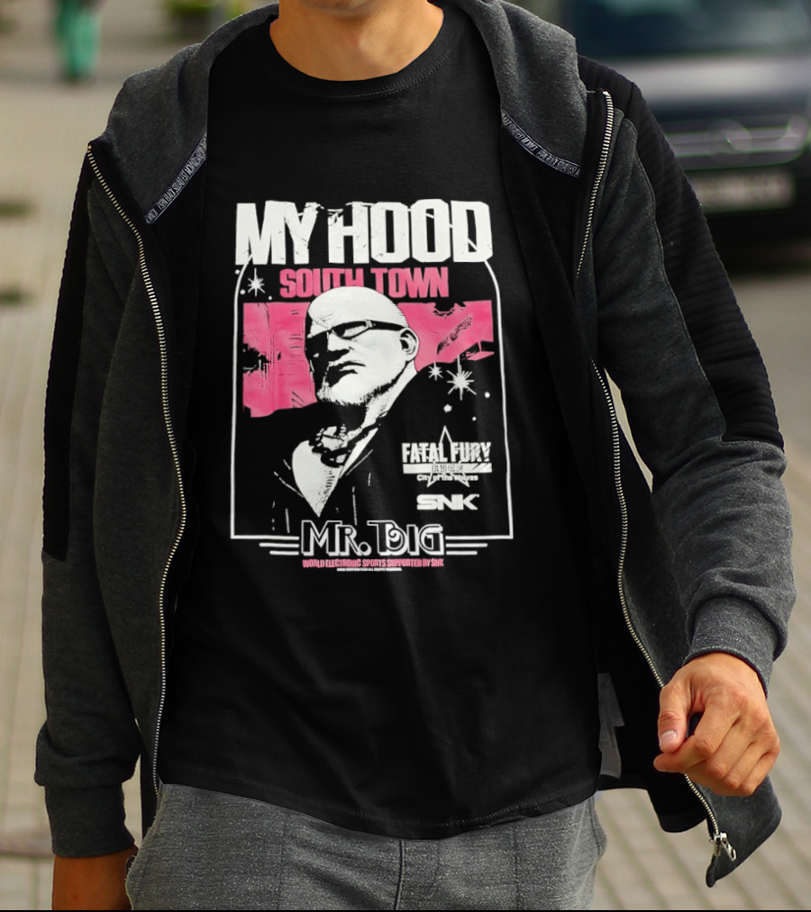 My Hood South Town Mr Big Fatal Fury SNK T-Shirt