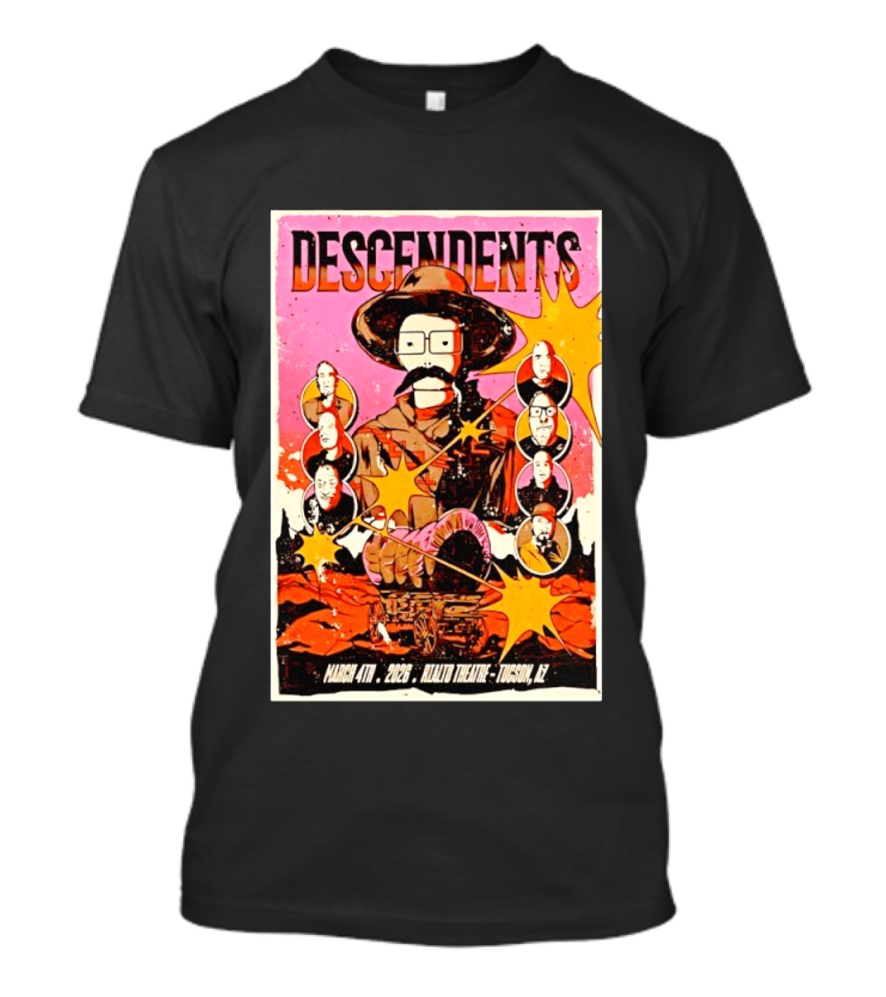 Descendents March 4th 2026 Rialto Theatre Tucson AZ T-Shirt