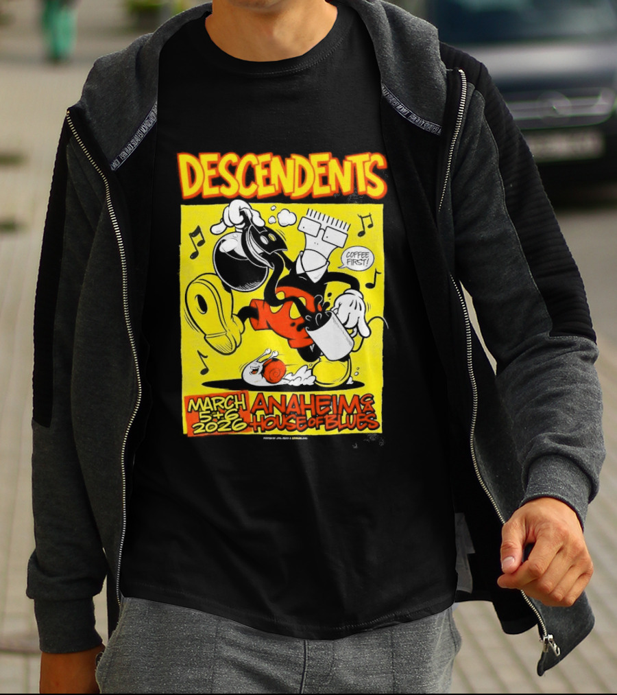 Descendents House Of Blues Anaheim March 5 6 2026 Event T-Shirt