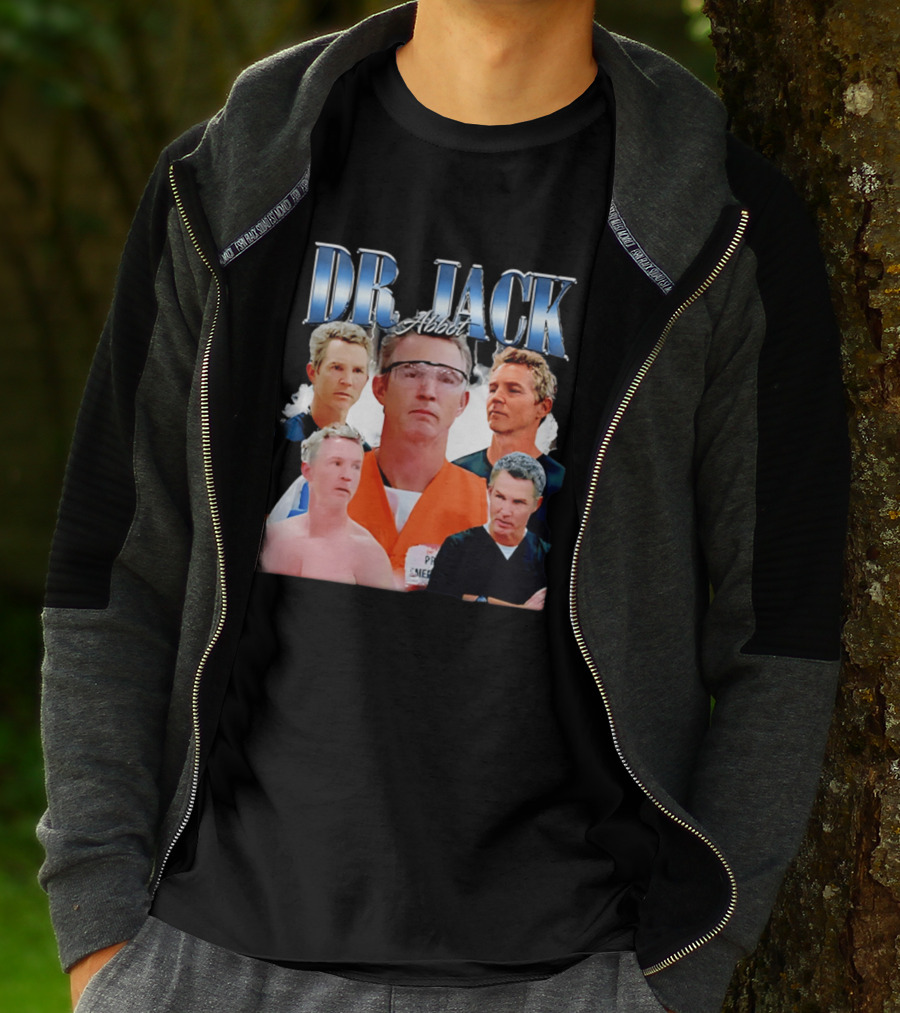 Dr Jack Abbot Picture Collage T-Shirt