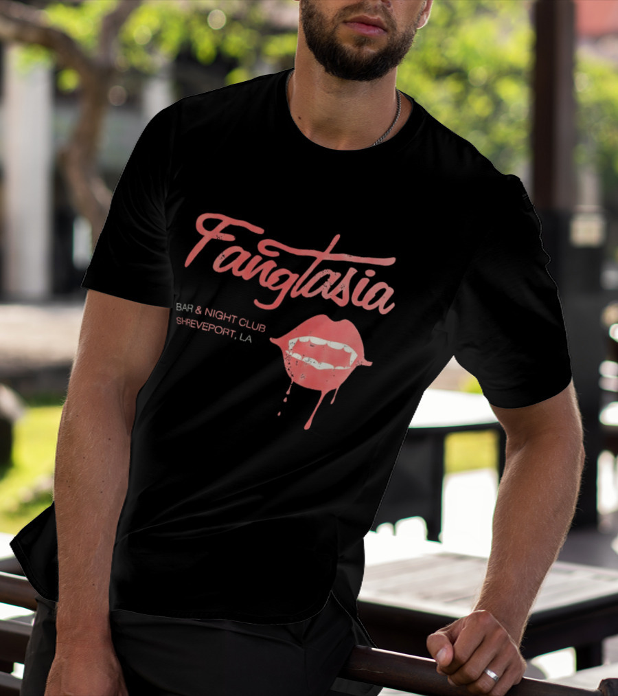 Fangtasia Bar And Night Club Shreveport LA Vampire Lips T-Shirt