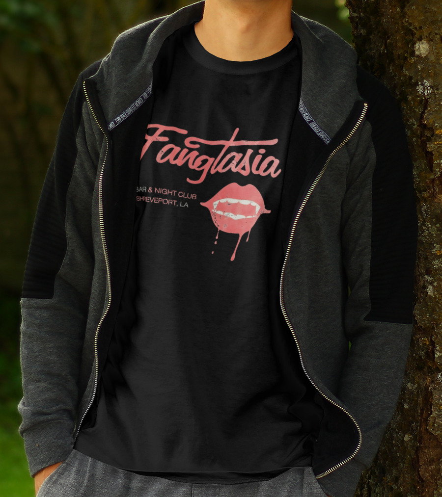 Fangtasia Bar And Night Club Shreveport LA Vampire Lips T-Shirt