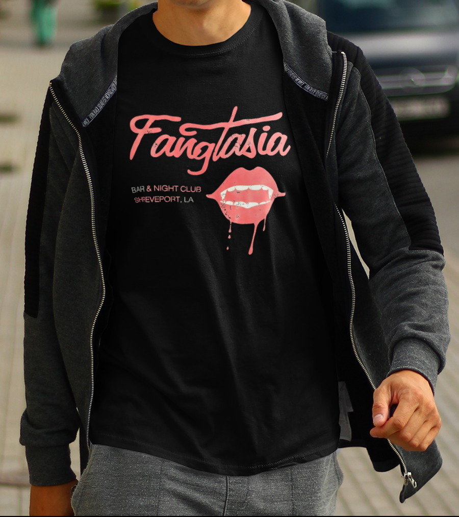 Fangtasia Bar And Night Club Shreveport LA Vampire Lips T-Shirt