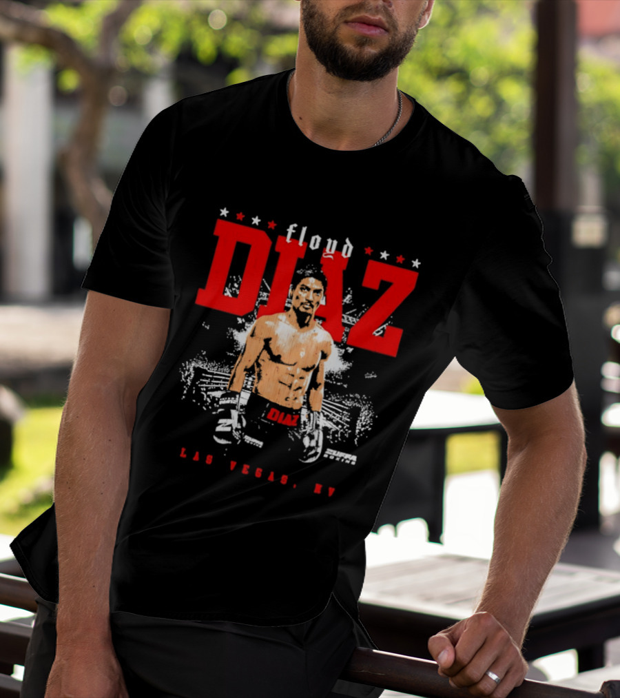 Floyd Diaz Las Vegas NV Boxing Zuffa Fighter T-Shirt