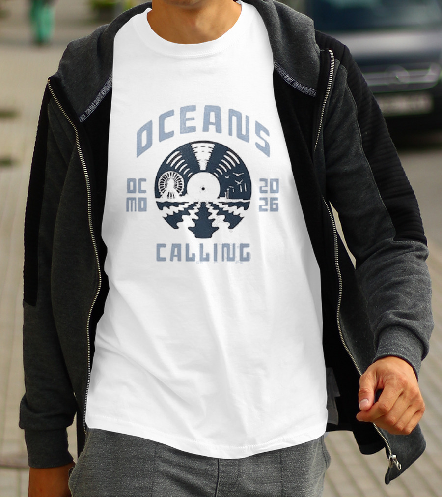 Oceans Calling 2026 OC MD Festival Record Lineup T-Shirt