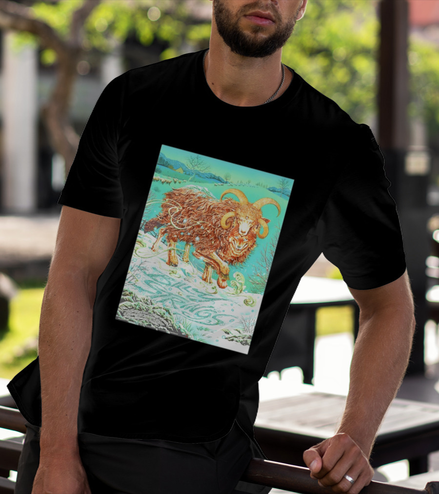 Billy Strings Asheville North Carolina 2026 Sheep Face T-Shirt