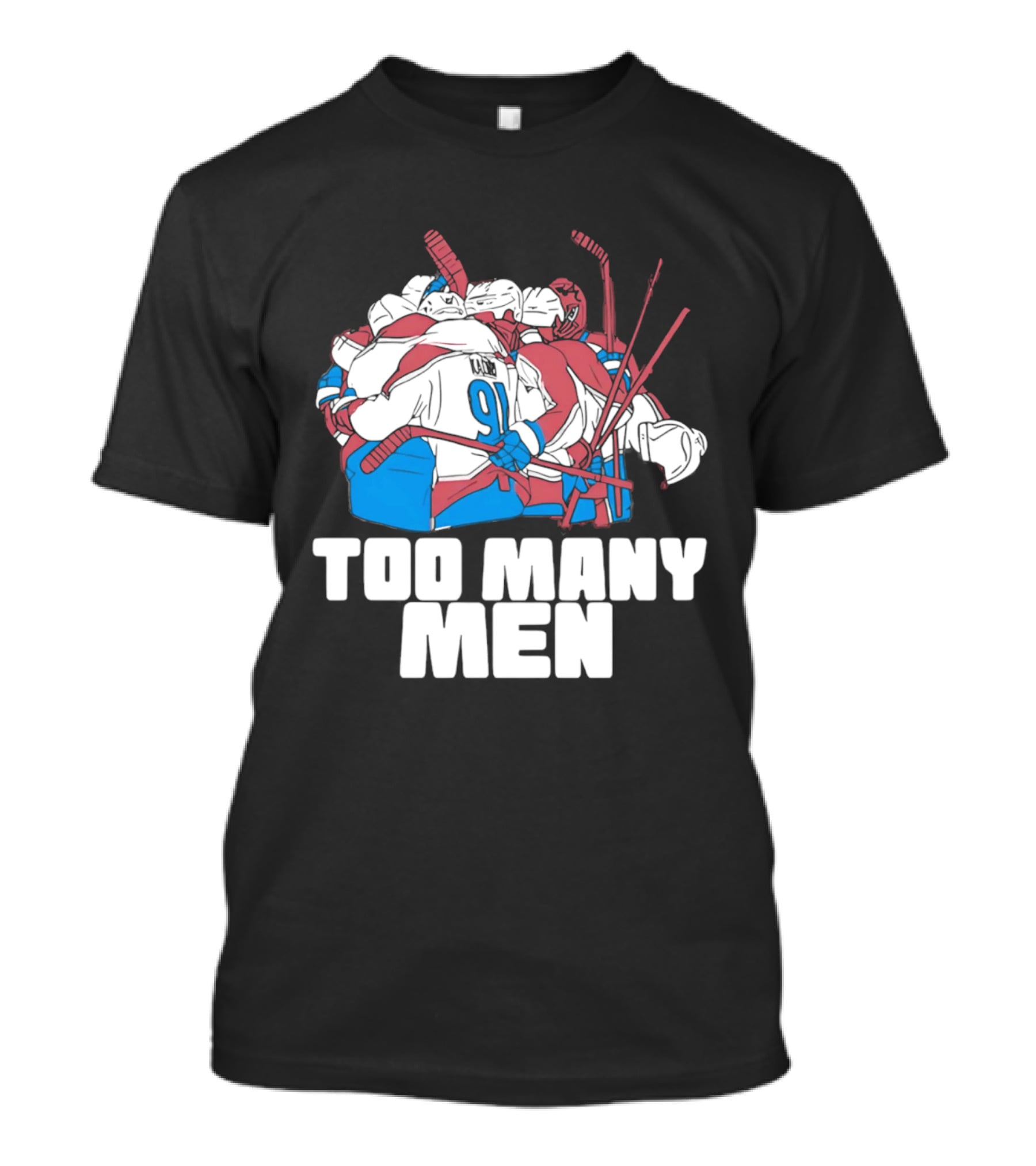 Kadri Hockey Too Many Men 91 Pile T-Shirt
