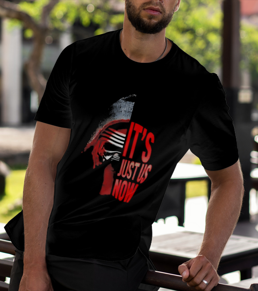 Kylo Ren It's Just Us Now Red Mask T-Shirt