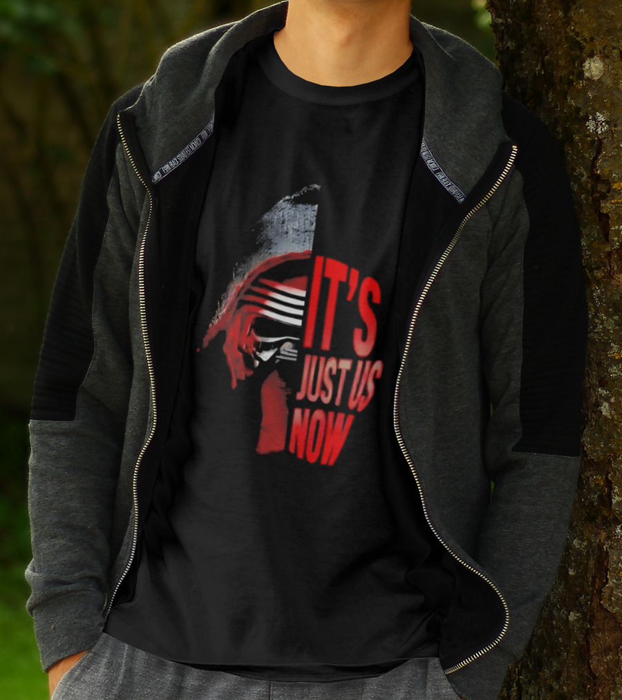 Kylo Ren It's Just Us Now Red Mask T-Shirt