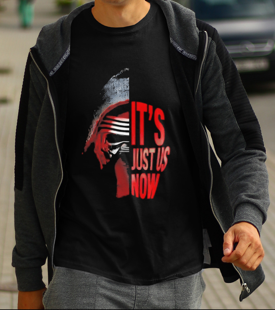Kylo Ren It's Just Us Now Red Mask T-Shirt
