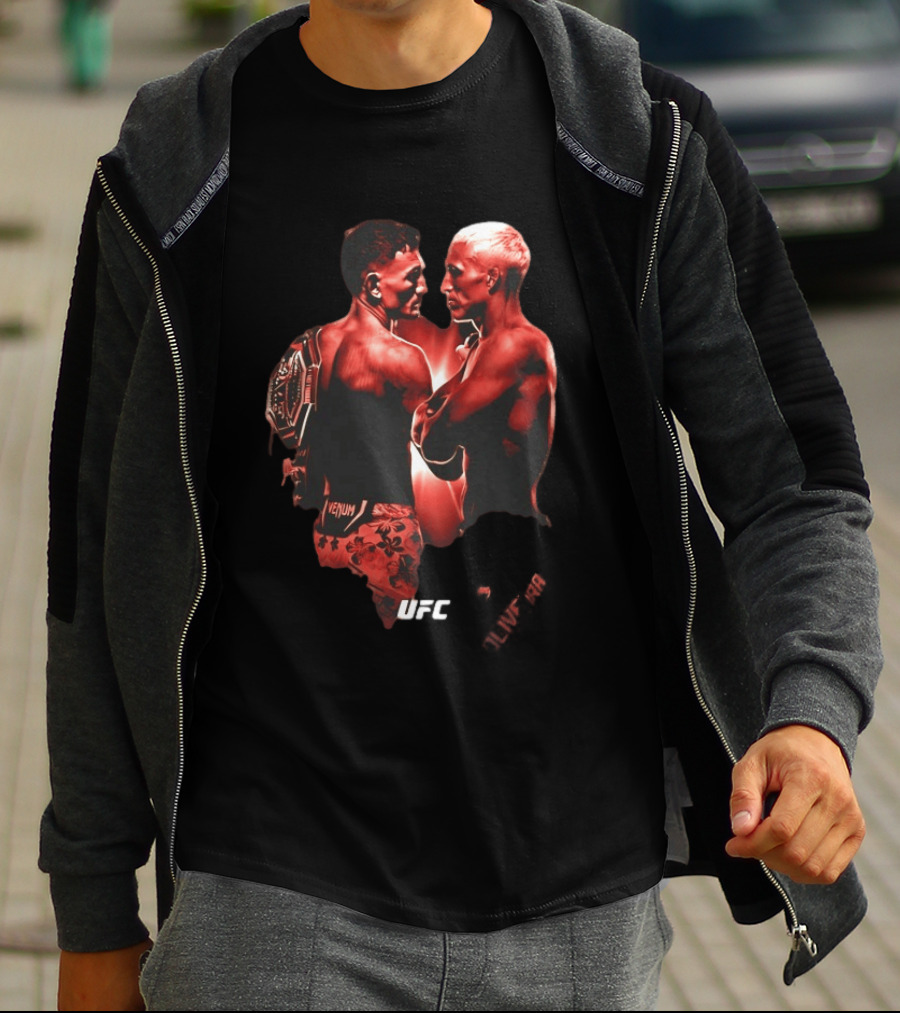 Max Holloway Charles Oliveira UFC Clash Showdown T-Shirt
