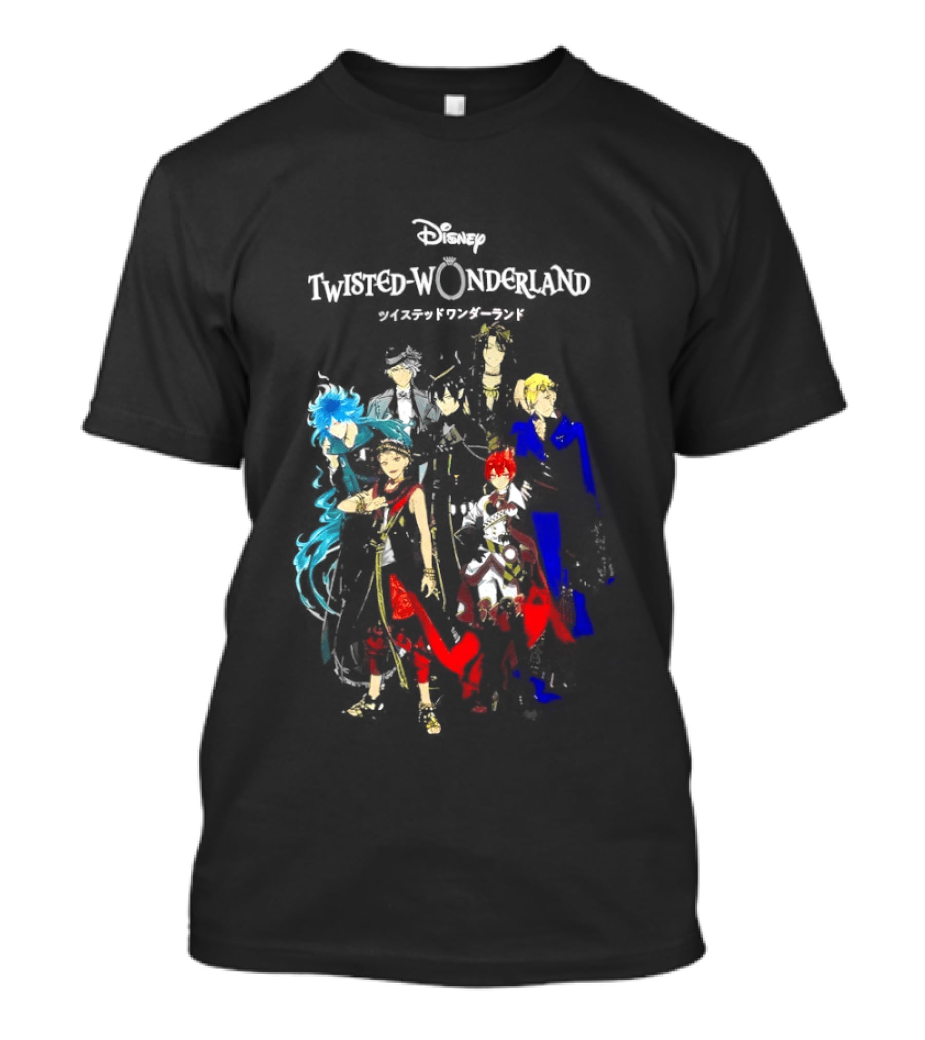Twisted Wonderland Disney Character Ensemble Artistry T-Shirt