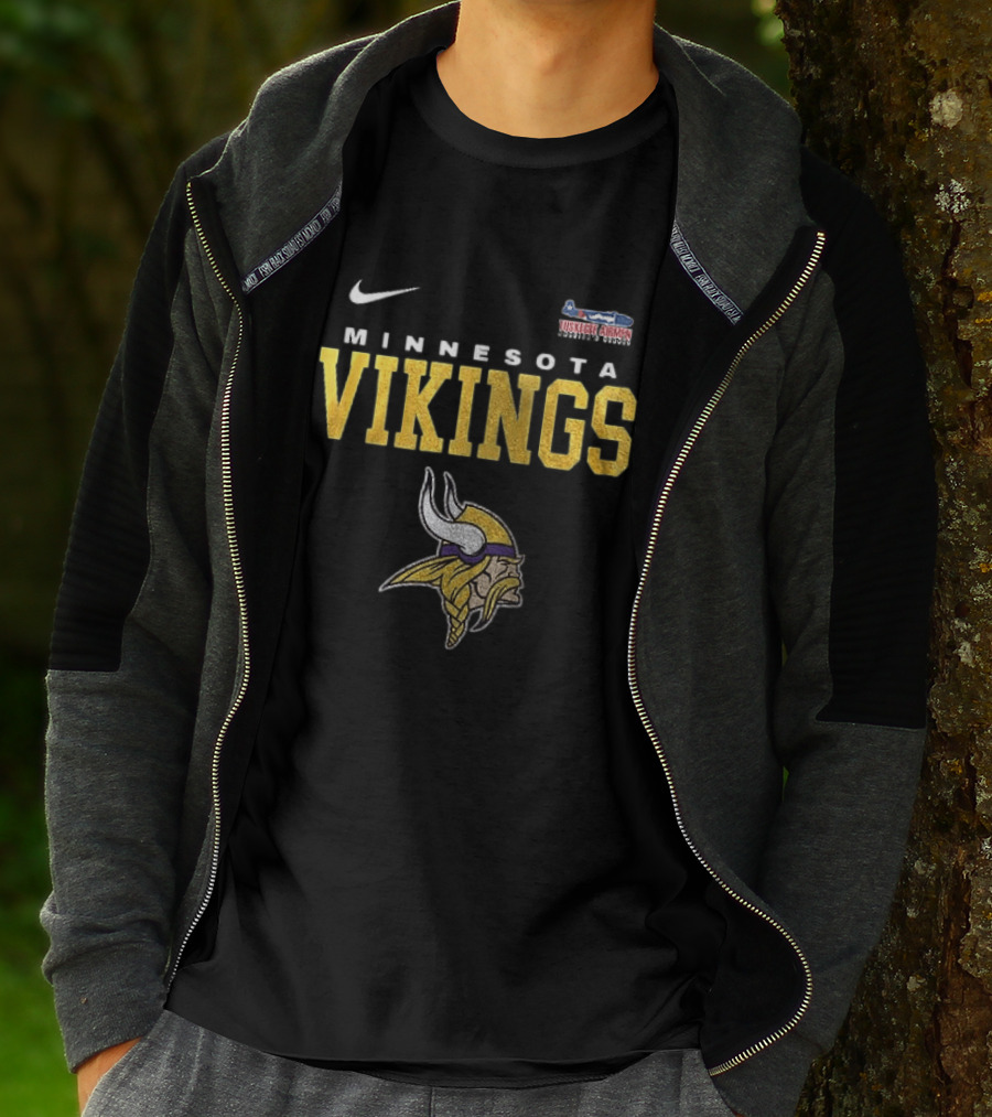 Nike Minnesota Vikings Tuskegee Airmen Redtails Collaboration T-Shirt