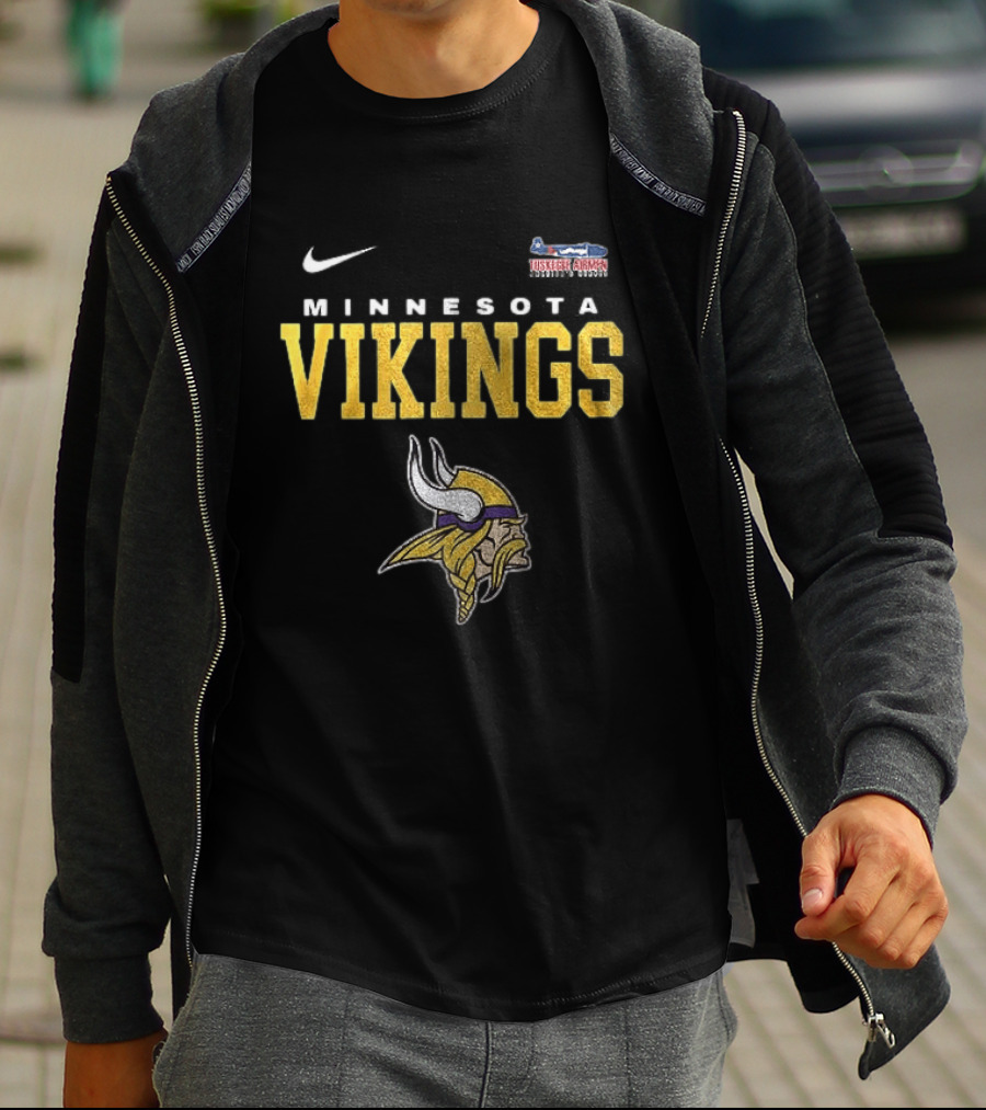 Nike Minnesota Vikings Tuskegee Airmen Redtails Collaboration T-Shirt