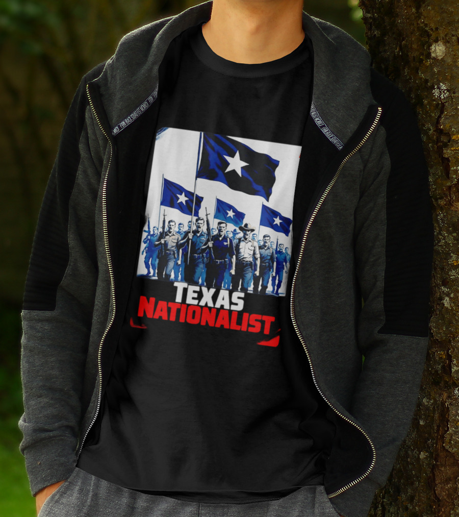 Texas Nationalist A New Texas Revolution Is Coming Patriotic Flag T-Shirt