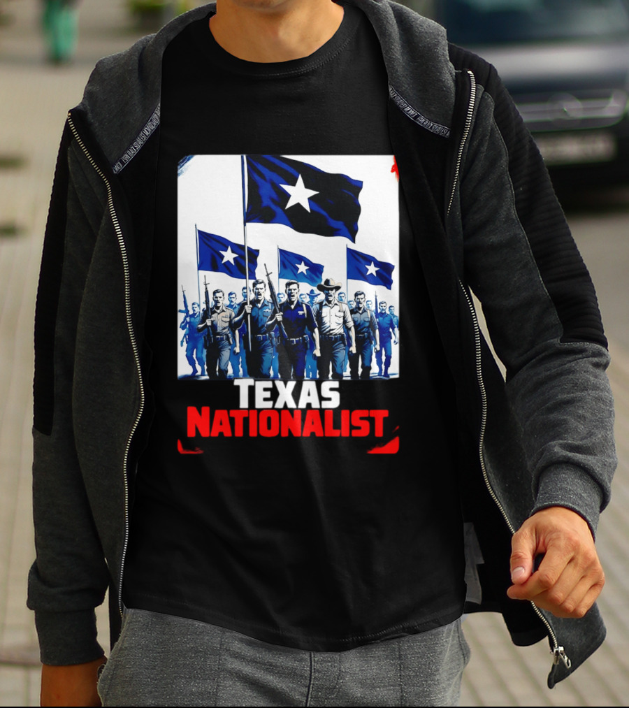 Texas Nationalist A New Texas Revolution Is Coming Patriotic Flag T-Shirt
