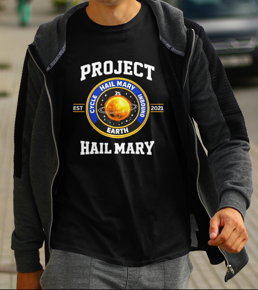 Project Hail Mary Cycle Inbound Earth Est 2021 T-Shirt