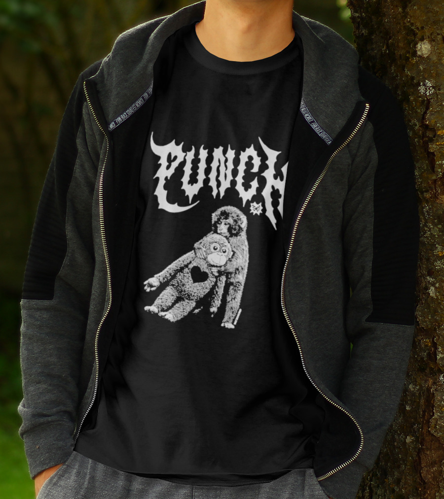 Punch Monkey With Heart T-Shirt