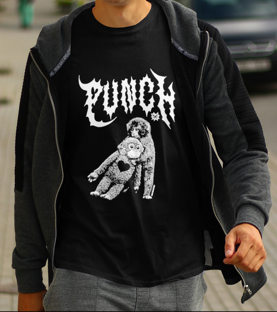 Punch Monkey With Heart T-Shirt